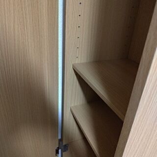 扉つきシェルフ(鏡付き)の画像