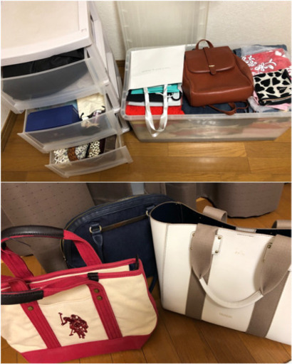 コスプレ衣装、レディース服、カバンなど30点以上