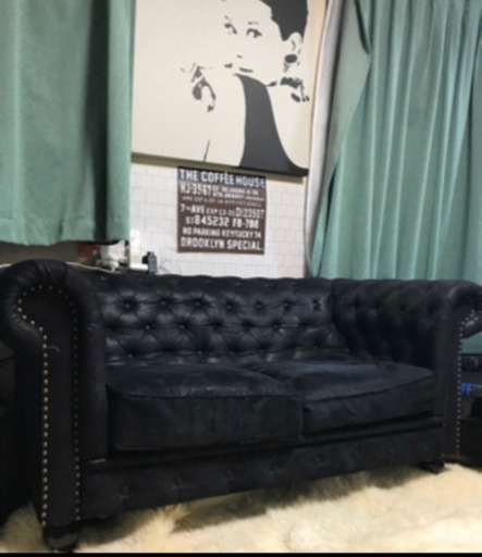 都筑区■高級ビンテージ風ソファー　クレスウェル