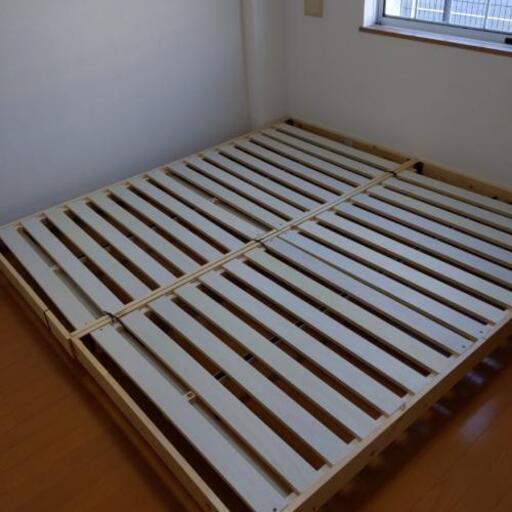 すのこベッド シングルベッド 天然木