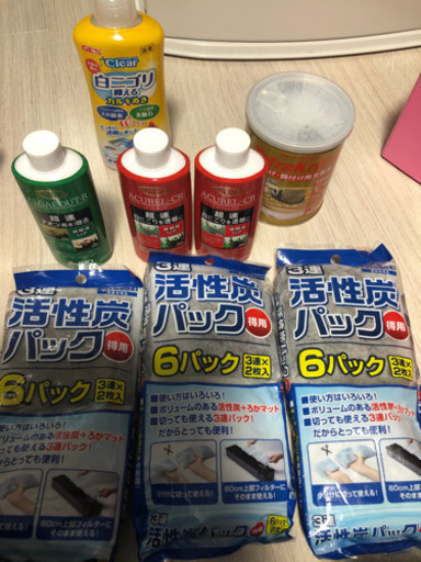 熱帯魚11匹＋水槽一式＋諸々