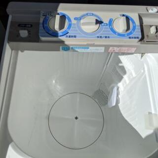 未使用】 日立 2槽式洗濯機 6kg 2014年製 PS-60AS☆着払