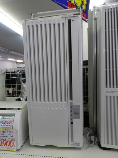 【6ヶ月保証付】参考定価 ¥31,166 2017年製 Haier ハイアール ウインドウエアコン 1.4kw JA-16R 木造～4畳 コンクリート～6畳