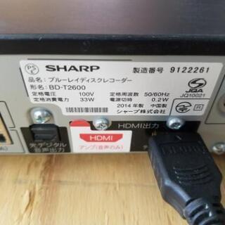 SHARP　ブルーディスクレコーダー　作動OK!