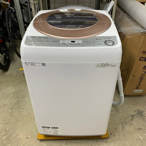美品‼️ シャープ 10kg  2018年製　SHARP  全自動洗濯機
