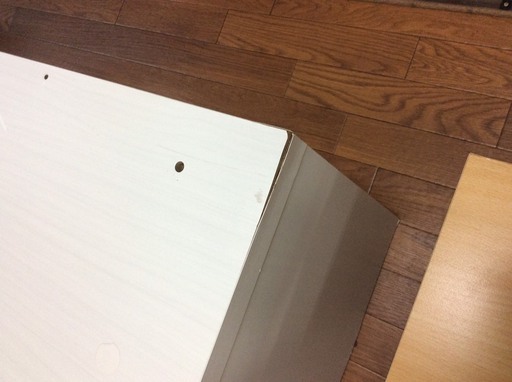 テレビ台　白　扉・引き出し付