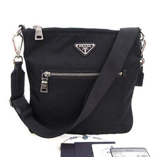 美品 PRADA プラダ BT0716 テスートナイロン ショルダーバッグ