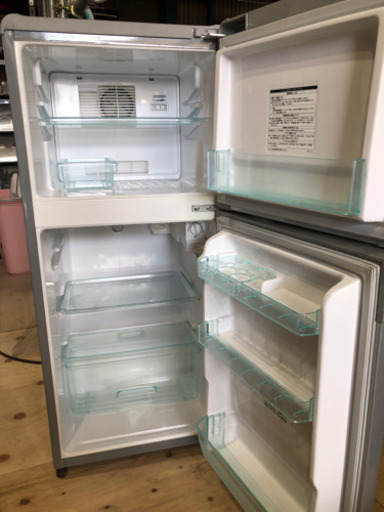 東芝冷蔵庫◆120L シルバー【美品】