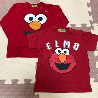 【used】2T(90) セサミストリート　エルモ　Tシャツ 