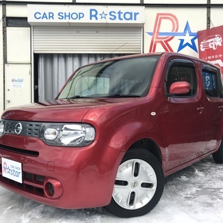 【売約済み】札幌発◆H21 日産 キューブ 15X 切替４WD☆...