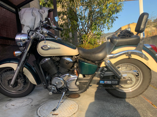 【車検一年以上】シャドウ400  クリーム&グリーン