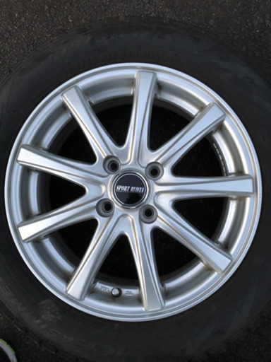 【取引終了】185/60R15 ホイール付スタッドレスタイヤ