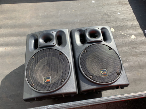 値下げしました！中古10インチPAスピーカー2本セット