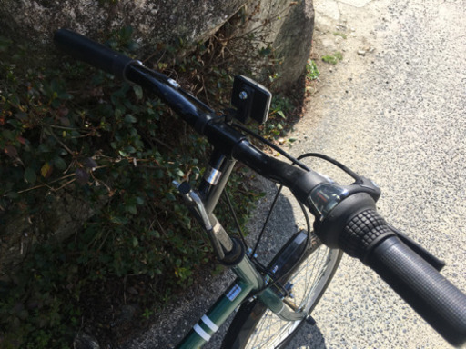 エンジン付き折りたたみ自転車