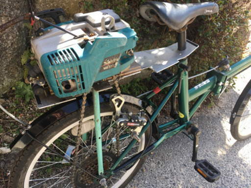 エンジン付き折りたたみ自転車
