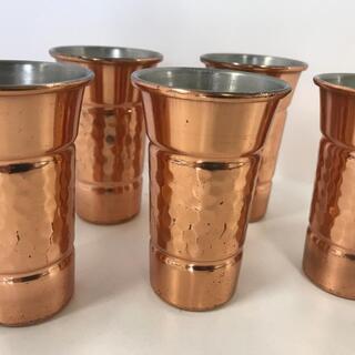 銅製　タンブラー　5個セット