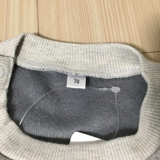 ☆新品☆ 裏起毛ロンパース  70の画像