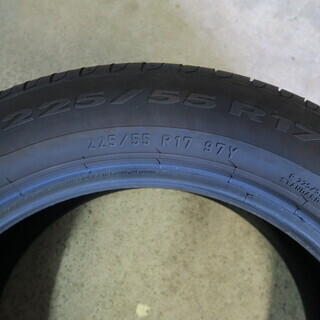 値下げ　ピレリCINTURATO P7　225/55R17　中古4本セット　AUDI装着の画像