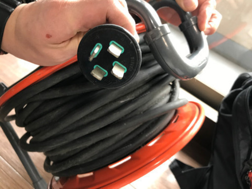 ハタヤ製　250v 5A  30m 延長ドラム