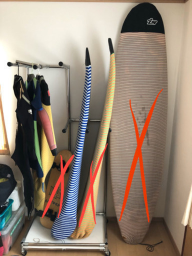 サーフボード、ウェットスーツ各種