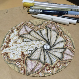 文字が書ければ誰でも楽しめる...♪*ﾟゼンタングル®️リクエストレッスンの画像