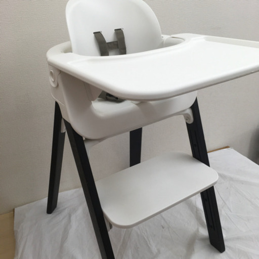 ハイチェア ストッケ ステップス チェアセット（トレイあり）