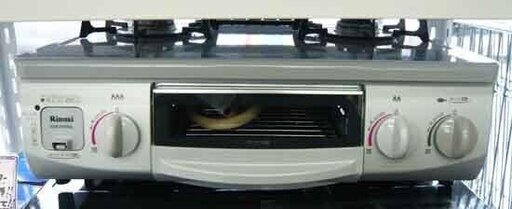 札幌 幅56cm 都市ガステーブル リンナイ 2013年 左強火 12A・13A ガスコンロ 新生活 新社会人 学生 単身 一人暮らし