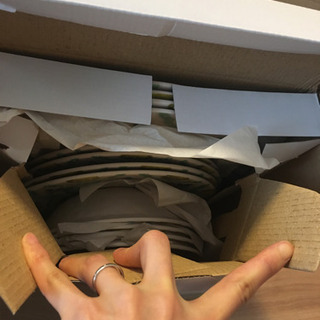 【 未使用品！】コストコ　未使用食器ディナーセット(4名分)の画像