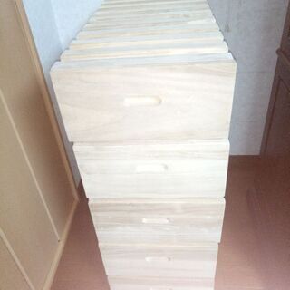 桐の衣装ケース　5段