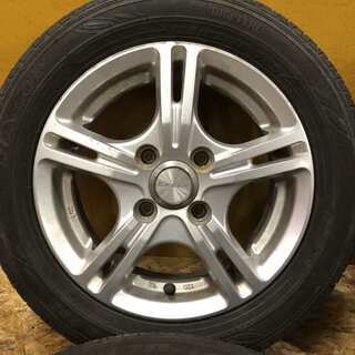 DUNLOP ENASAVE EC202 155/65R13】夏タイヤ 4本【LEBEN 社外 13インチ