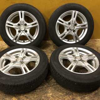 DUNLOP ENASAVE EC202 155/65R13】夏タイヤ 4本【LEBEN 社外 13インチ