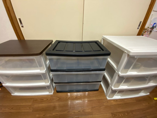 美品【お得】3個セット！収納ケース(衣類用)