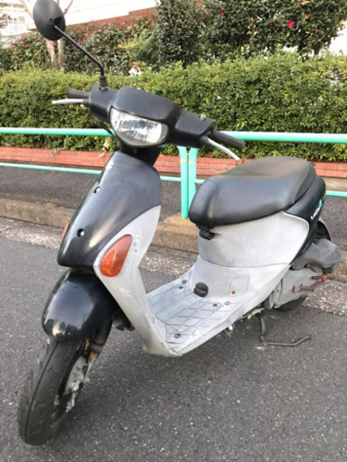 【特品】バイク 原付 スズキ レッツ4 黒 4st