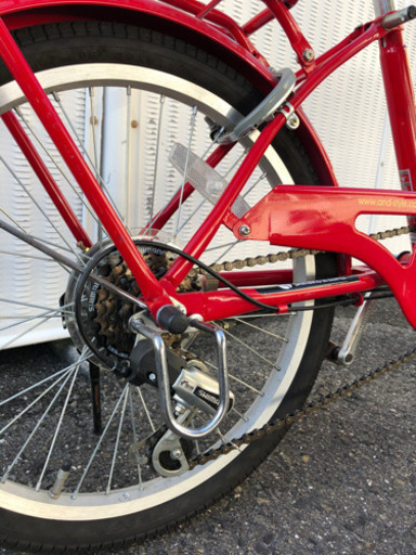 購入者決定　ほぼ新品 折りたたみ自転車