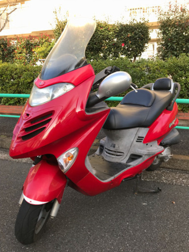 値下‼︎【特品】 バイク キムコ グランディング 125Z 赤 4st