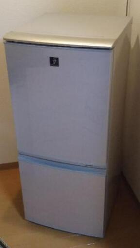 SHARP 137L 冷凍冷蔵庫 SJ-PD14-W 2012年式 プラズマクラスター