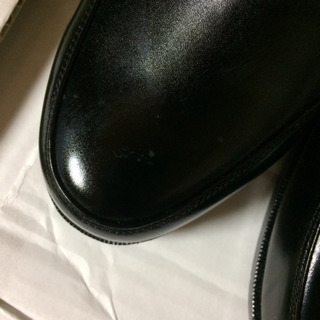 値下げ！新品 日本製■bison 靴 25.5cm■ビジネス 黒 ブラック made in JAPANの画像