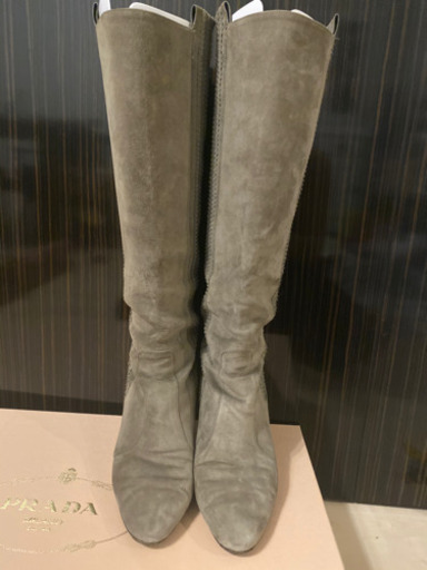 3連フェラガモ履きやすさ抜群◎ロングブーツ24.5cm