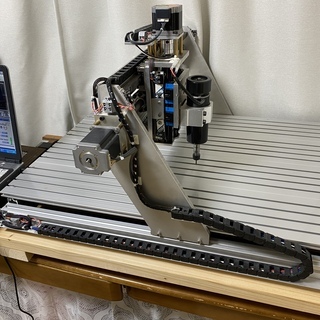 自作CNCフライス 作業領域650mm×450mm USB Mach3