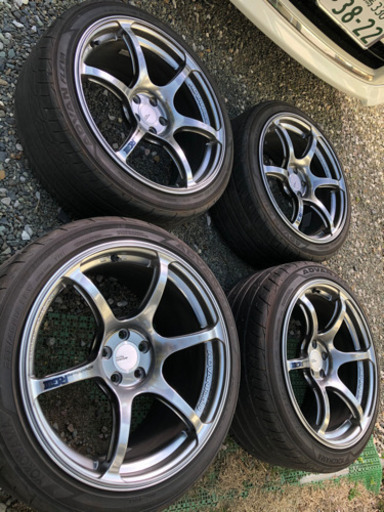 ADVAN RACING アドバンレーシング RG3 8.5J+45 2本 9.5J+45 2本