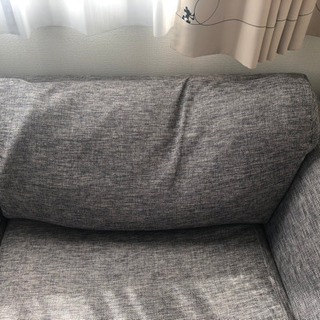 グレーソファー　美品　ニトリの画像