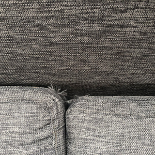 グレーソファー　美品　ニトリの画像