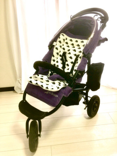 ★値下げしました★AirBuggy エアバギー ココ　ブレーキ付　パープル