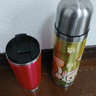 中古品　リラックマ水筒　マグ　セットの画像