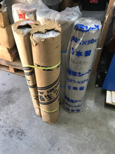 新品　養生シート　1m×50m 建築　床　6本
