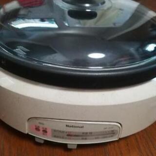 グリル卓上電気鍋　テーブルでお鍋をしてください