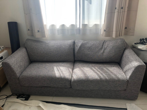 グレーソファー　美品　ニトリ