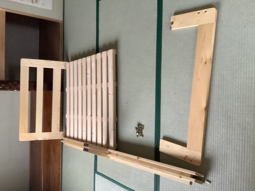 木製のシングルべッド　　1年使用