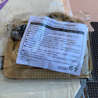 カーブスでもらったトートバッグとカードケース新品の画像