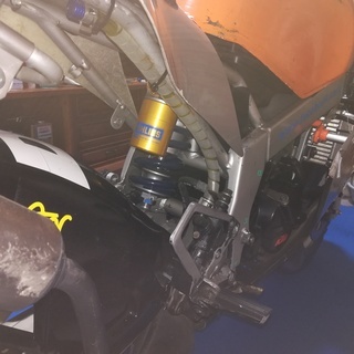 NSR50 レース用 オーリンズTTX、発電機、タイヤウォーマー、スペアホイール等の画像